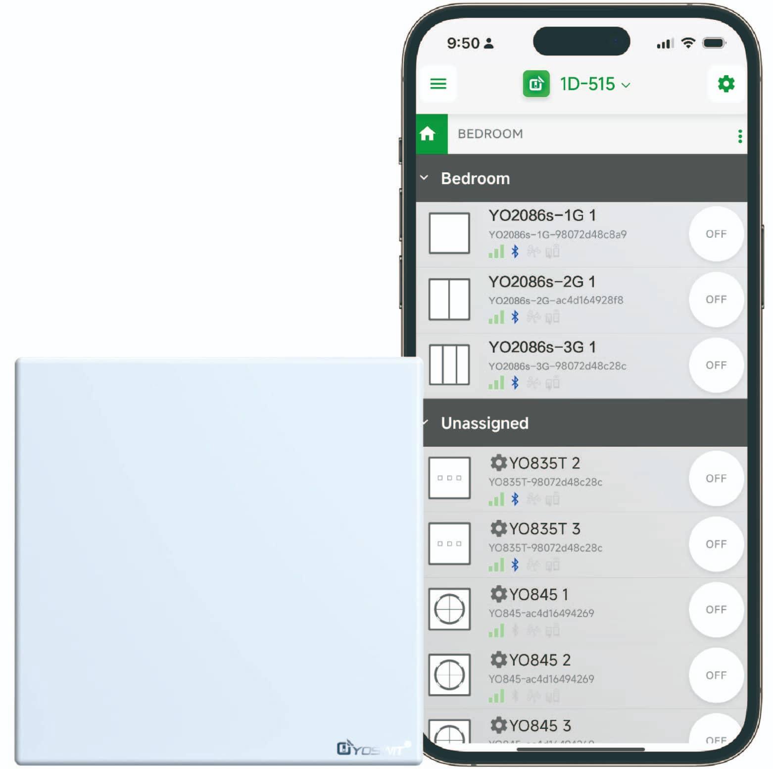 Outlet App Double Pole Switch App