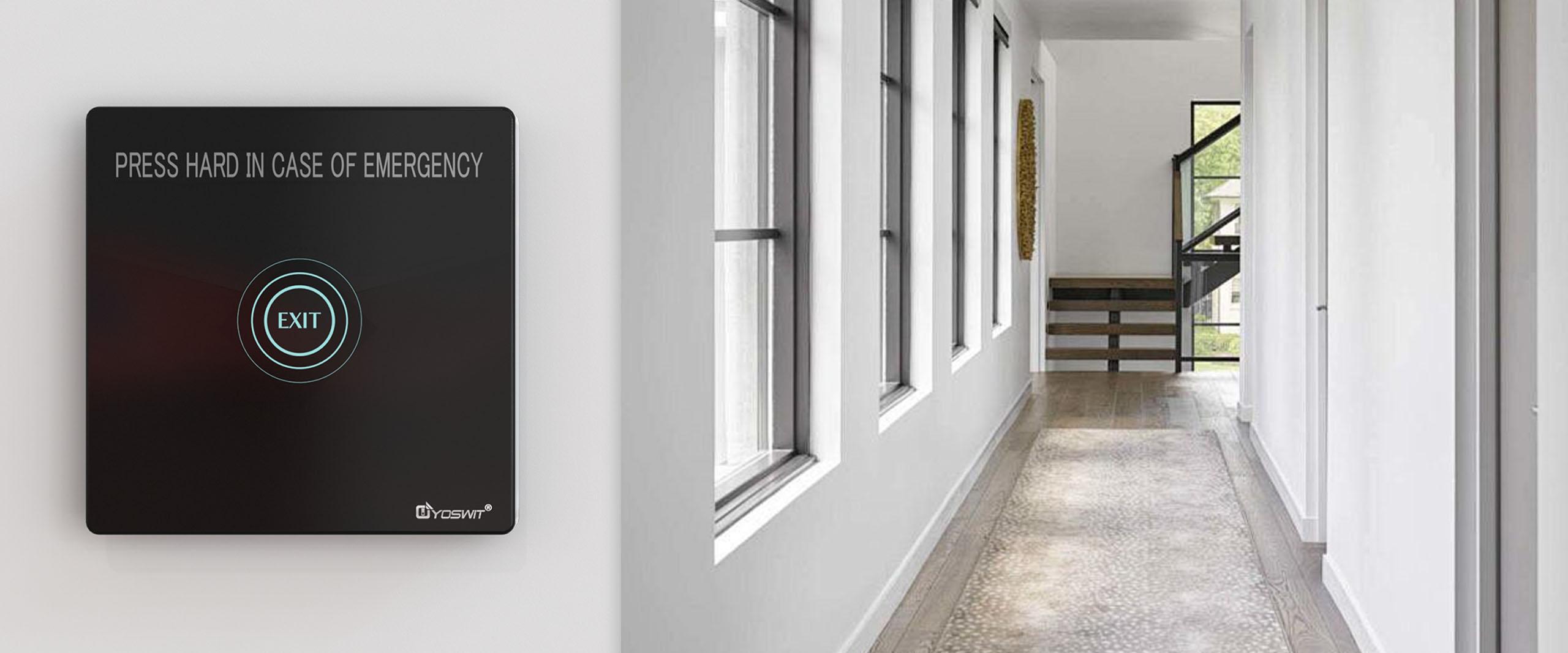 Smart Door Release Button with Break Glass Unit