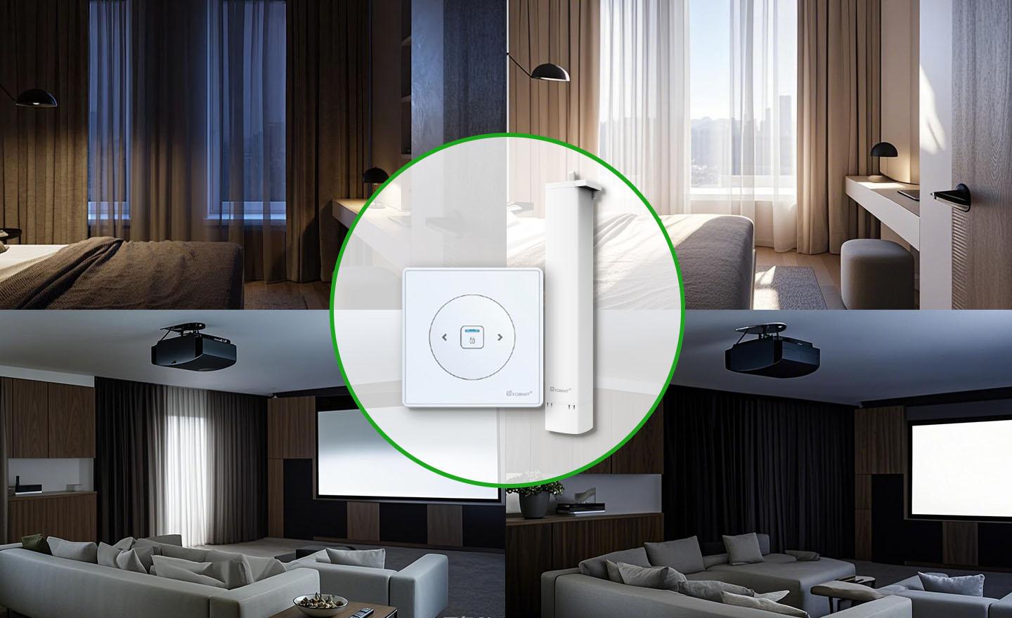 Compatible with Various Curtain Types
