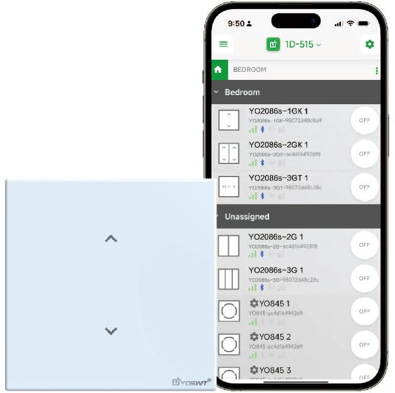 Outlet App Double Pole Switch App