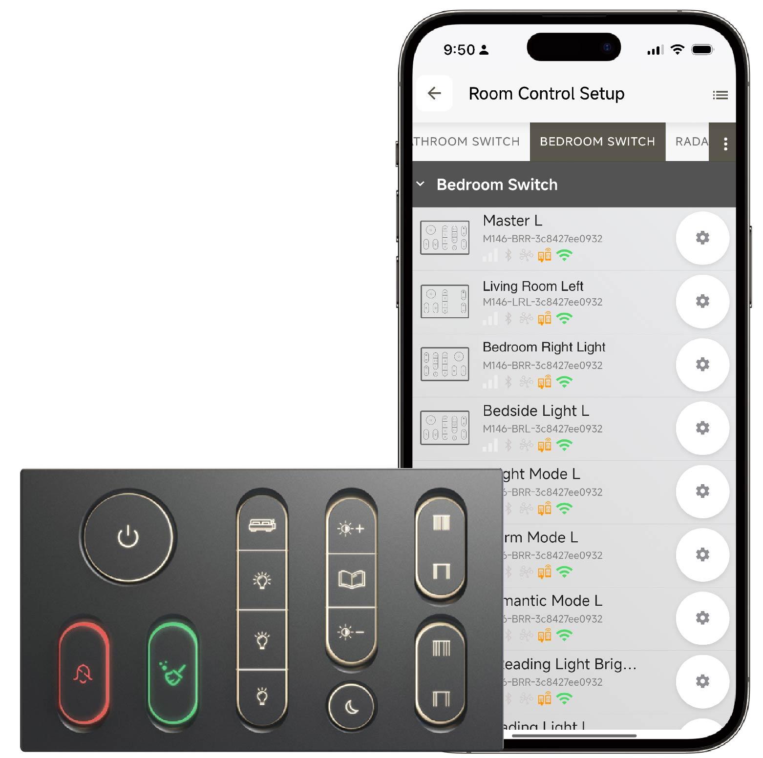 Outlet App Double Pole Switch App