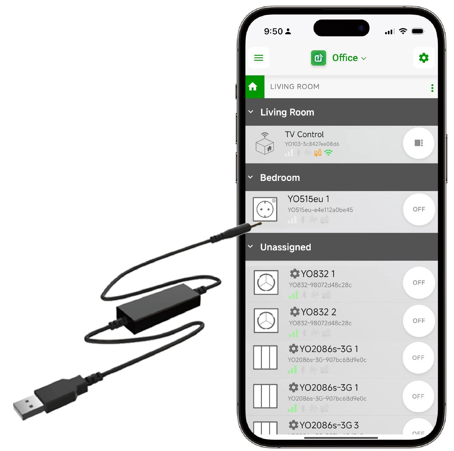 Outlet App Double Pole Switch App