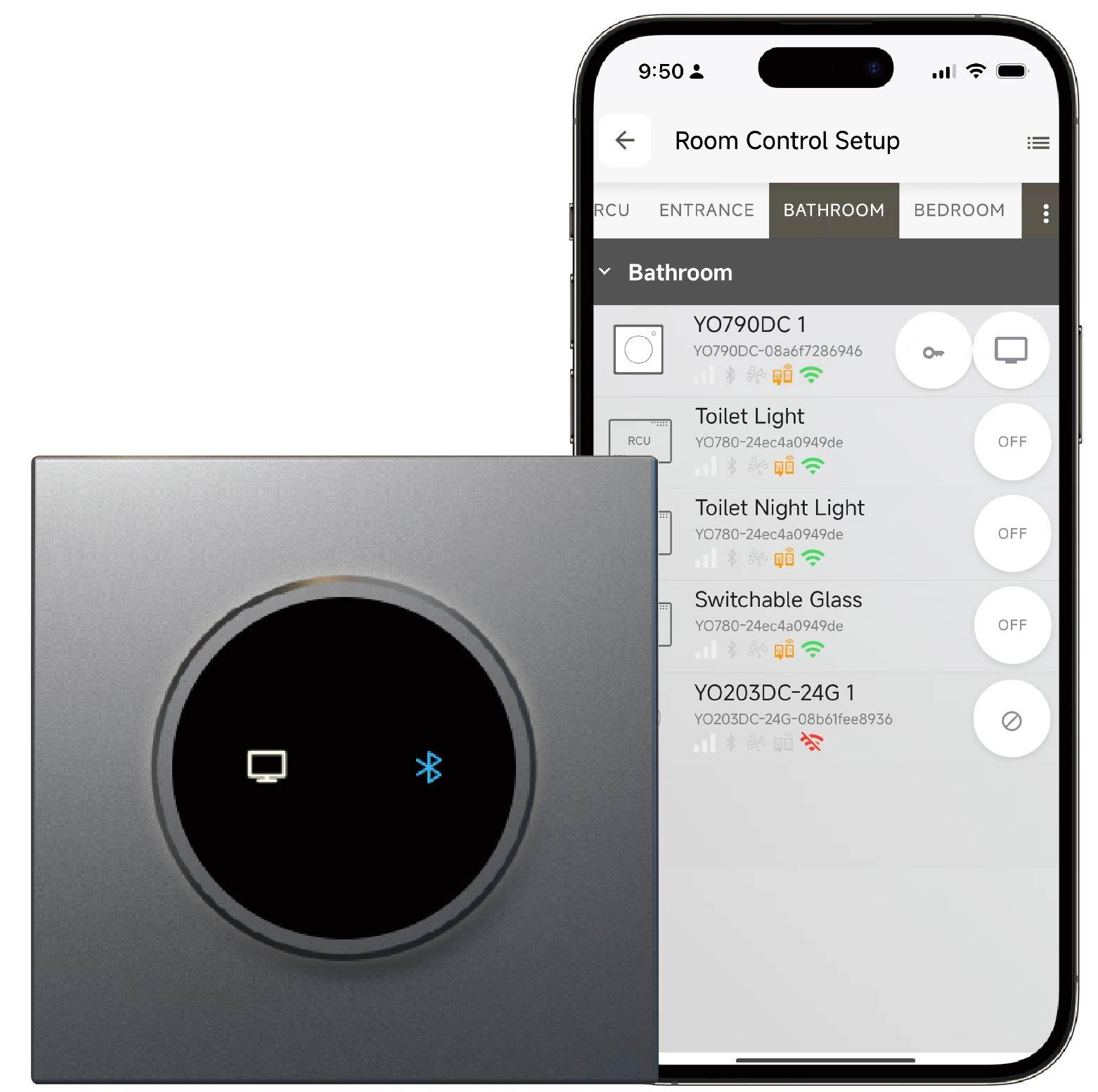 Outlet App Double Pole Switch App