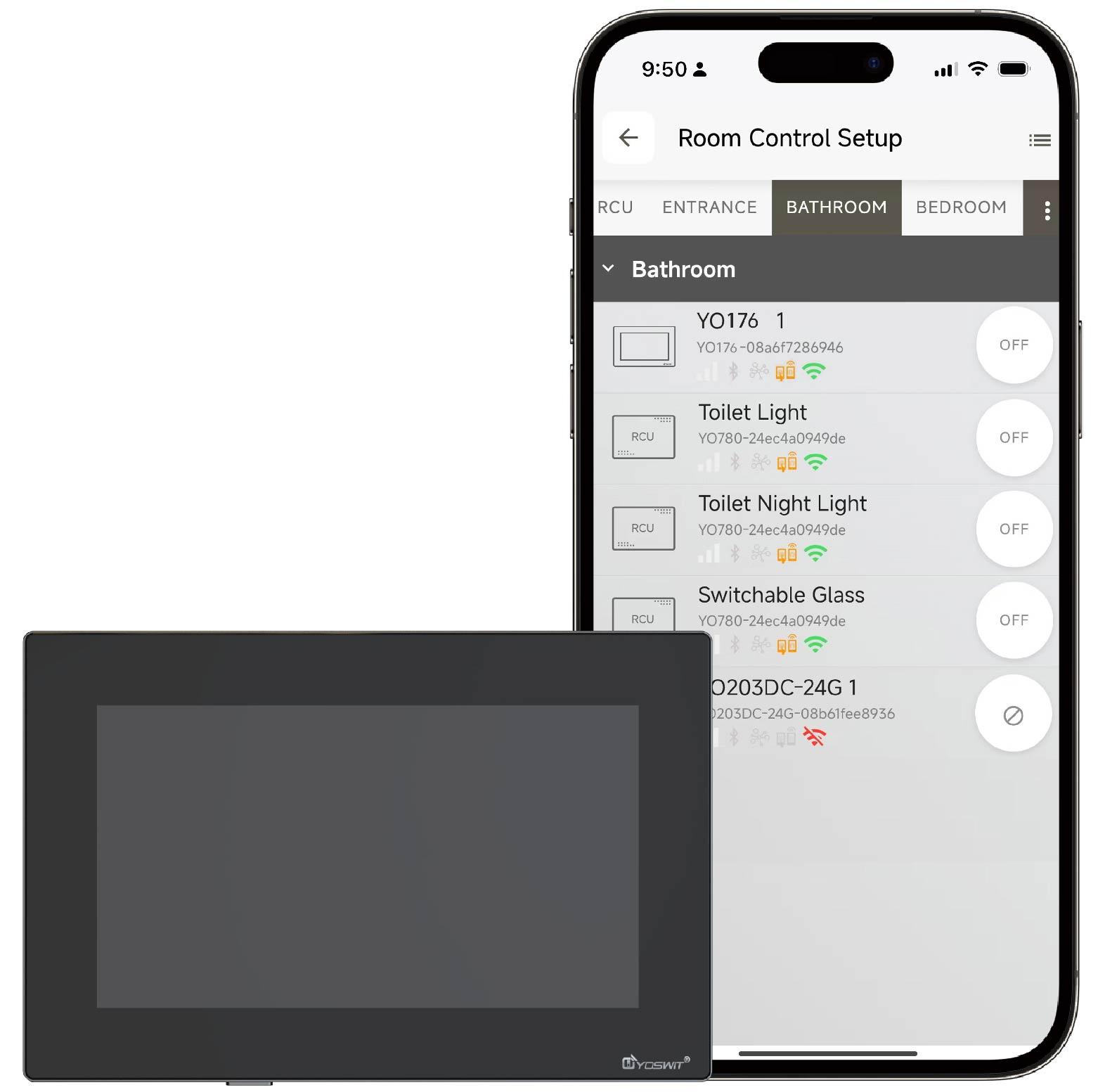 Outlet App Double Pole Switch App