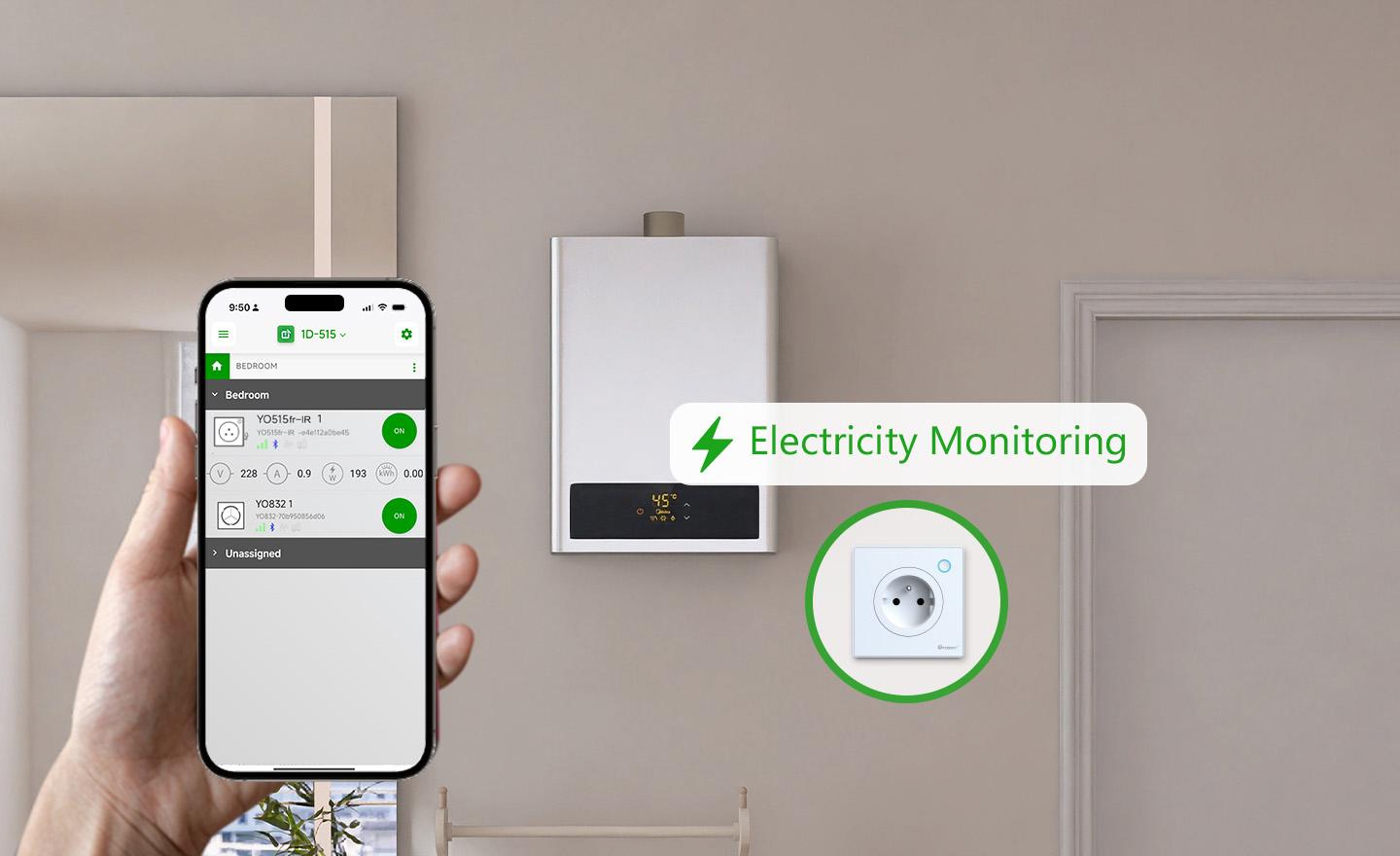 Real-time Monitor the Electricity Usage