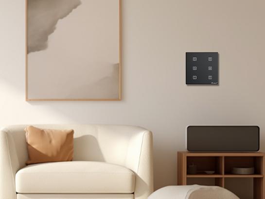 Smart Touch 0-10V Dimmer Switch - 2 Gang / 2086s