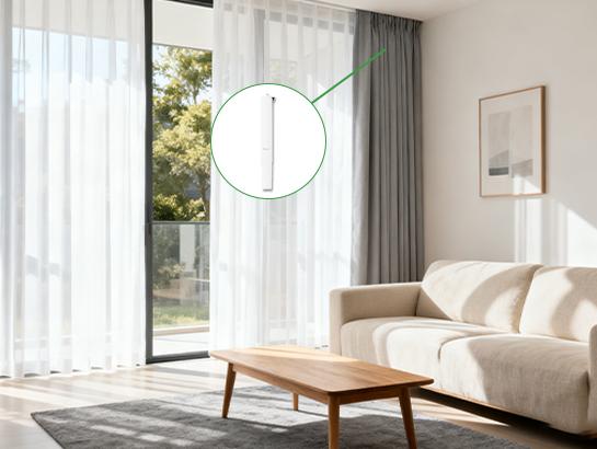 Yoswit Smart Curtain Motor - Battery Powered