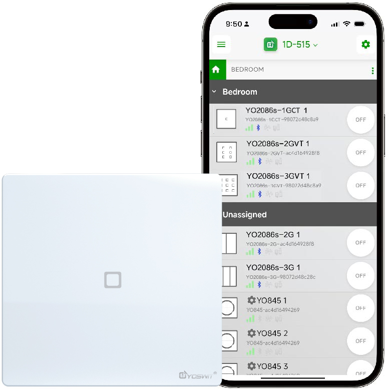 Outlet App Double Pole Switch App