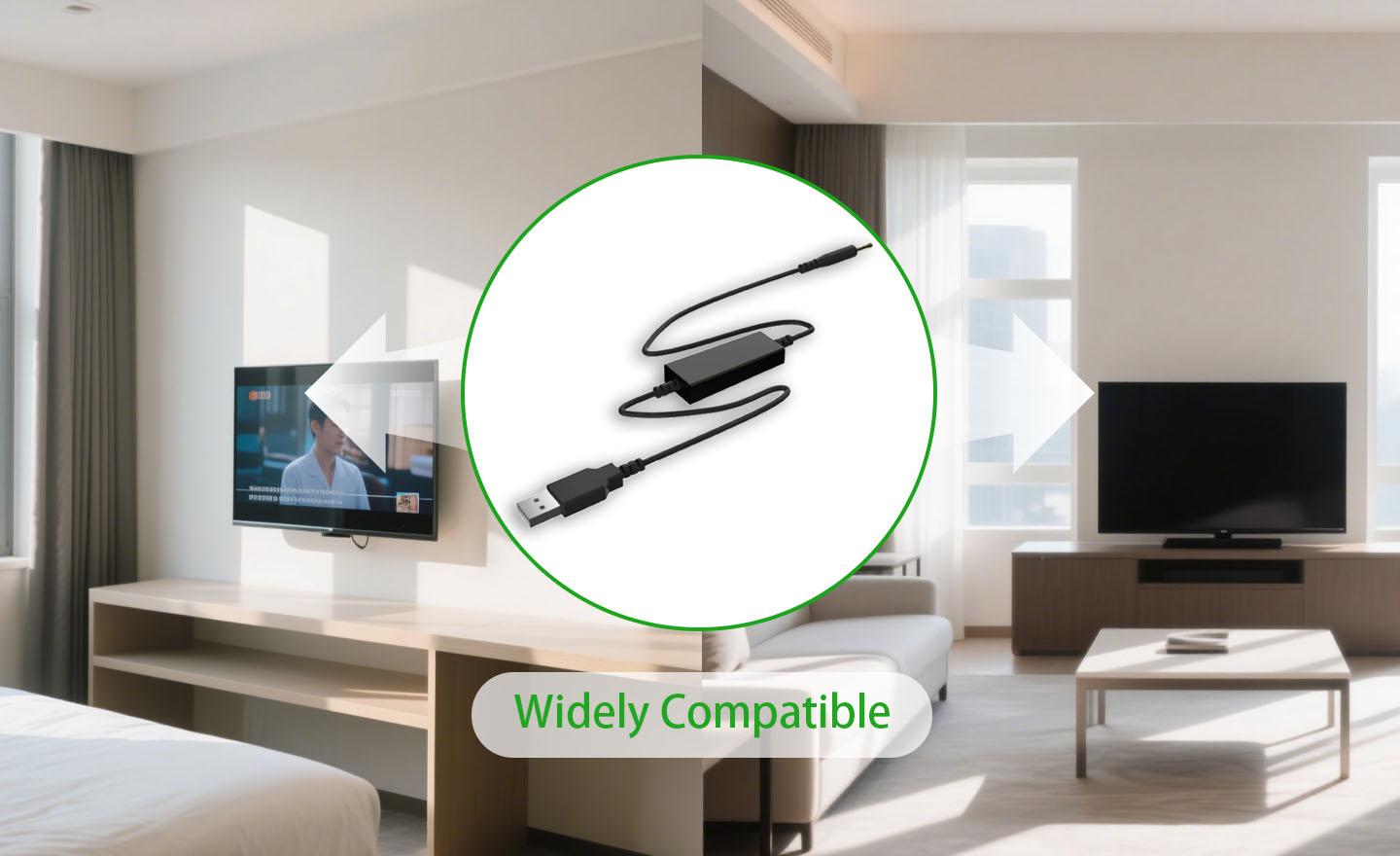 Widely Compatible with Various TV Brands and Models