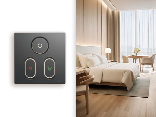 Electronic Doorplate Switch - 3 Gang / M86-MEC-A