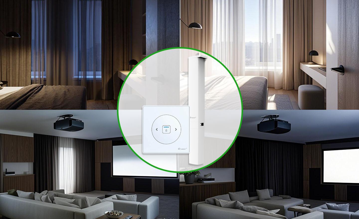 Compatible with Various Curtain Types