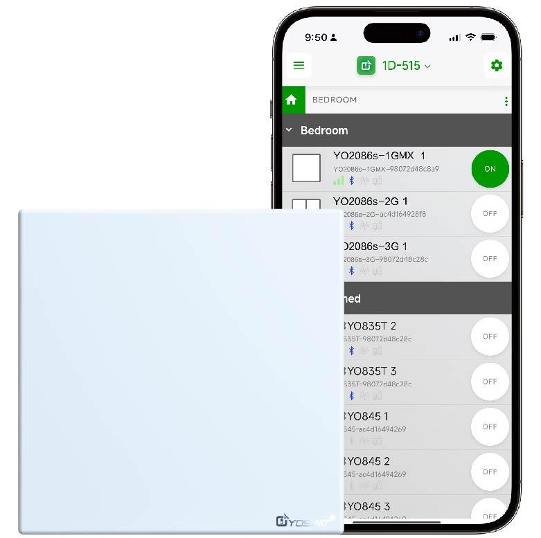 Outlet App Double Pole Switch App