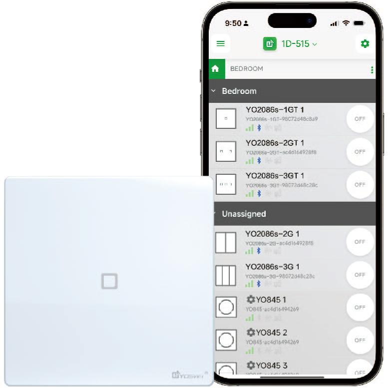 Outlet App Double Pole Switch App