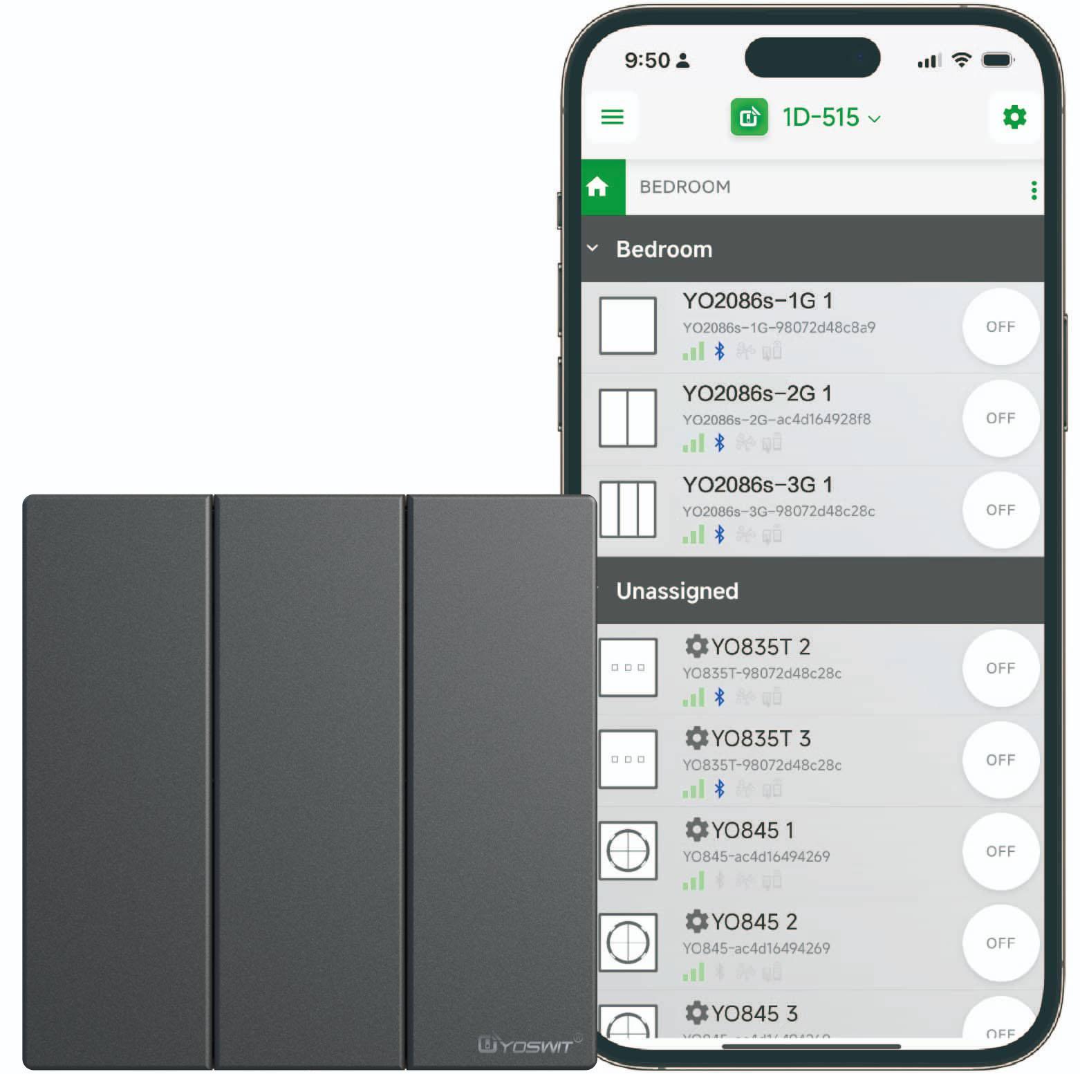 Outlet App Double Pole Switch App