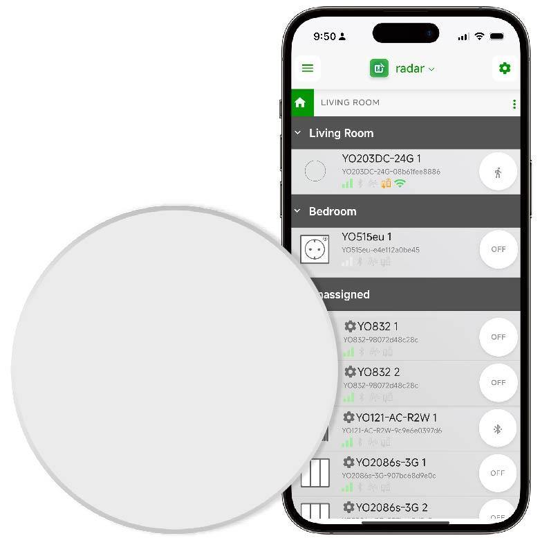 Outlet App Double Pole Switch App