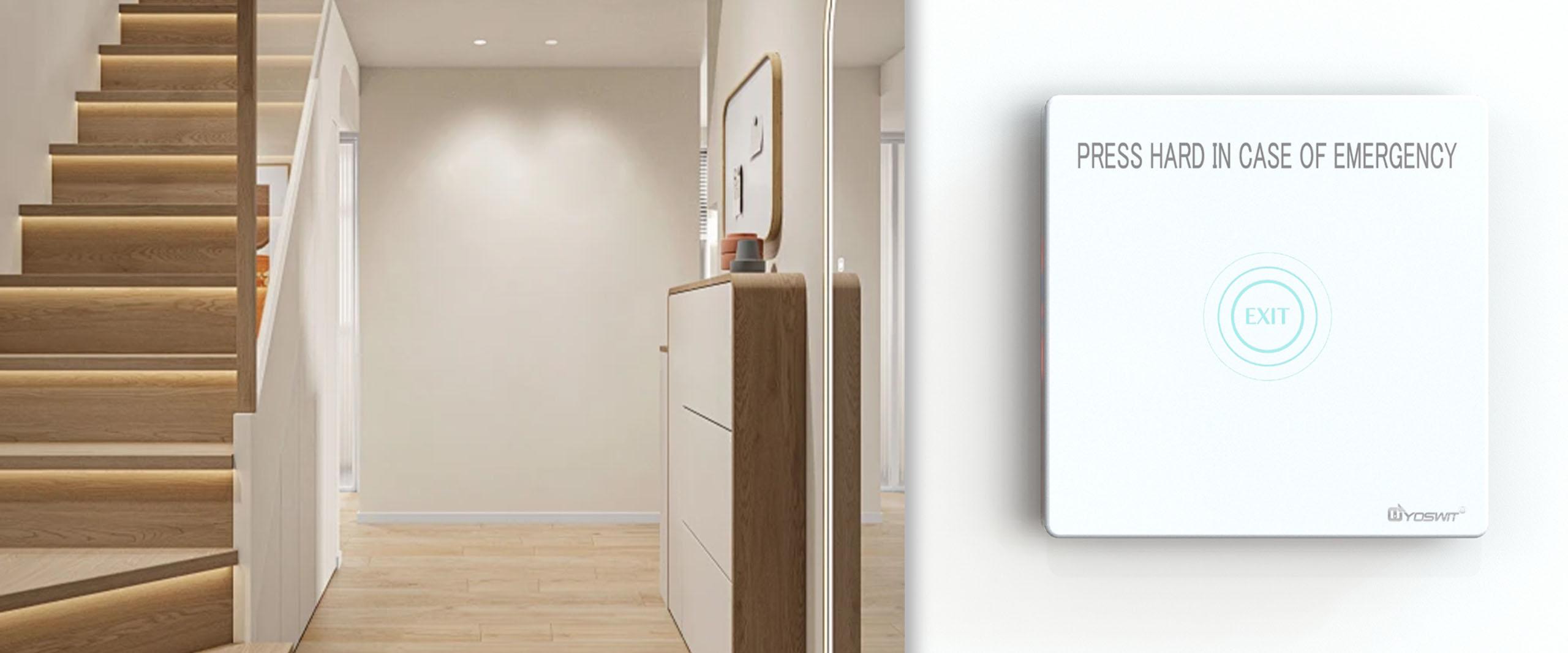 Smart Door Release Button with Break Glass Unit