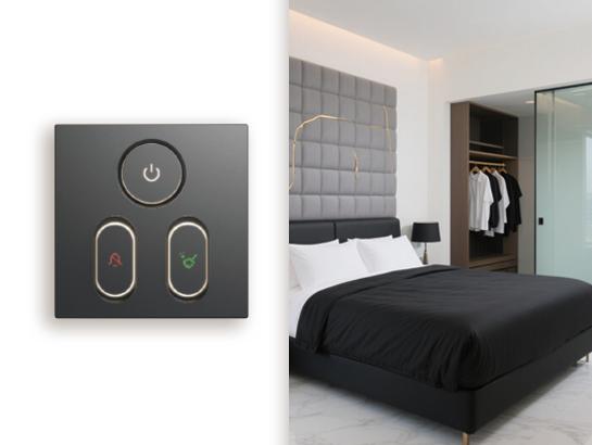 Electronic Doorplate Switch - 3 Gang / M86-MEC-A