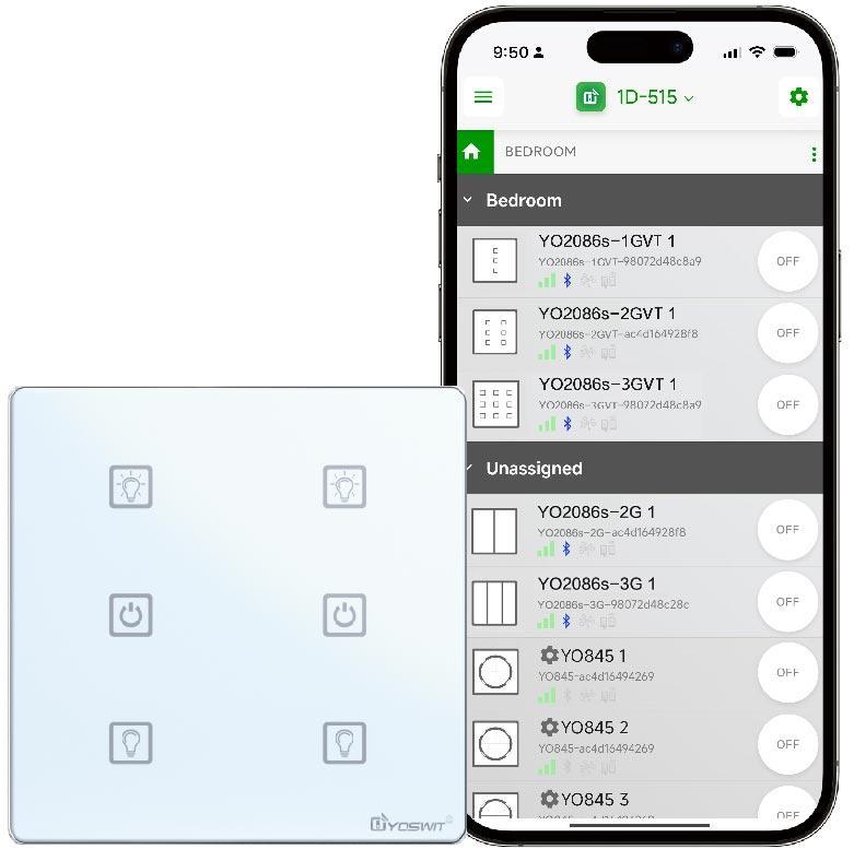 Outlet App Double Pole Switch App