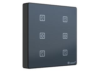 Smart Touch 0-10V Dimmer Switch - 2 Gang / 2086s-BLA