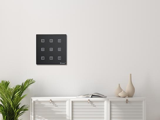 Smart Touch 0-10V Dimmer Switch - 3 Gang / 2086s