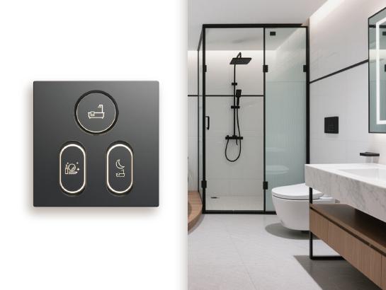 Bathroom Switch - 3 Gang / M86-MEC-A