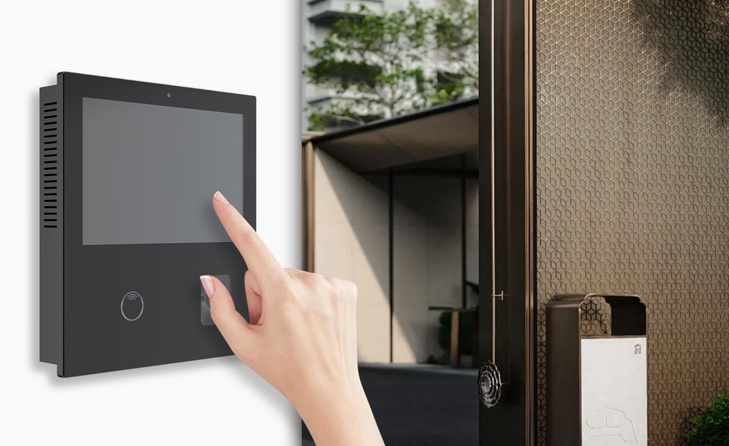 High-Definition Display with Touch Access