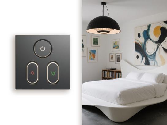 Electronic Doorplate Switch - 3 Gang / M86-MEC-A