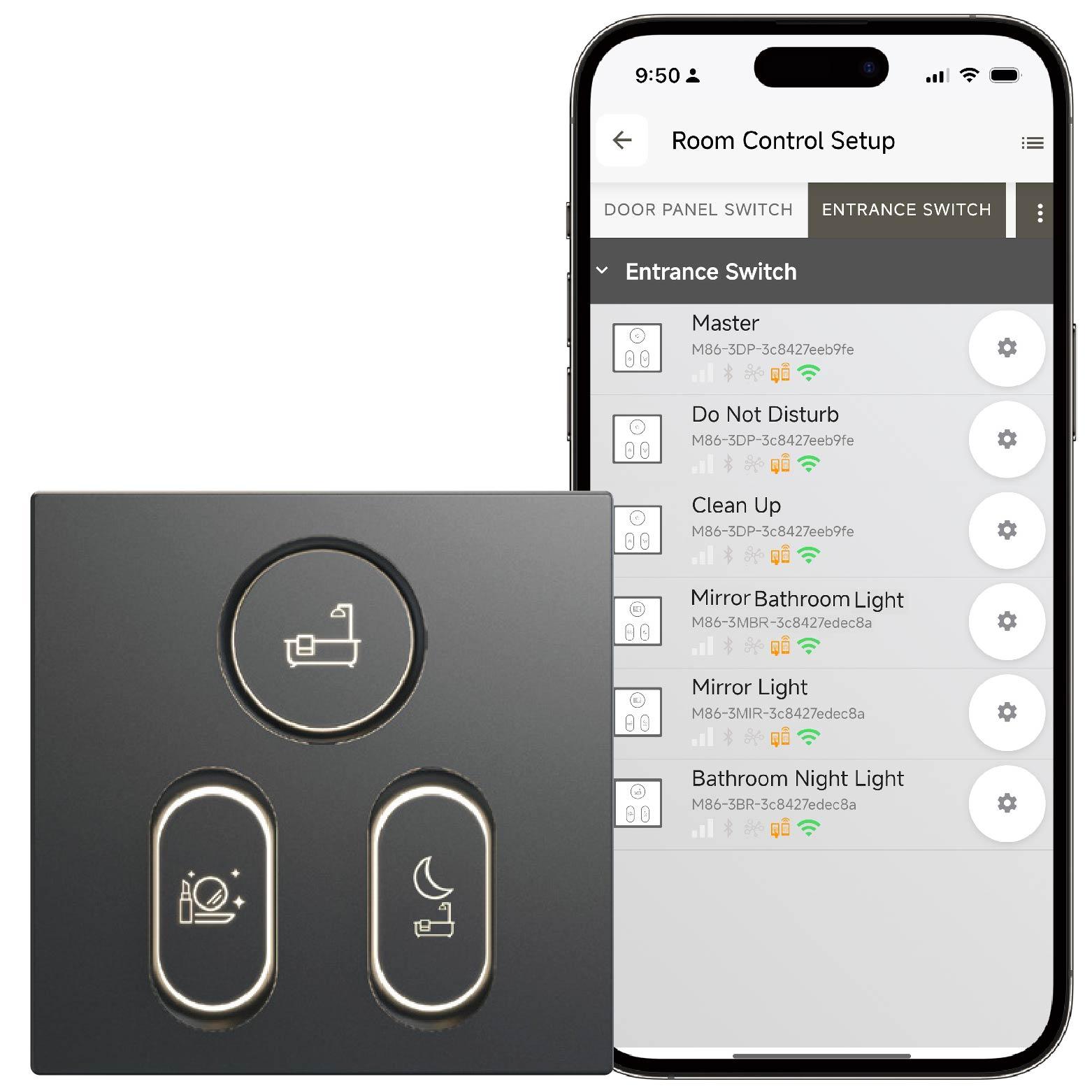 Outlet App Double Pole Switch App