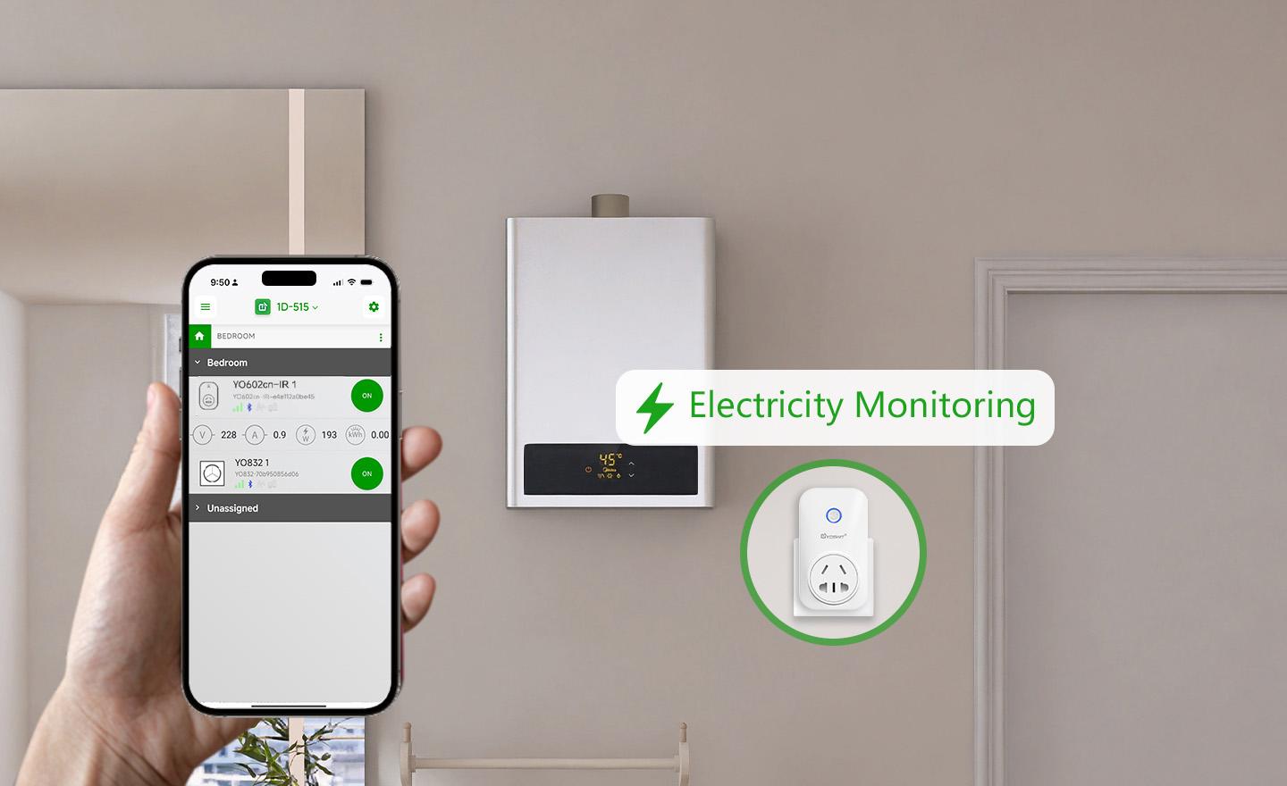 Real-time Monitor the Electricity Usage