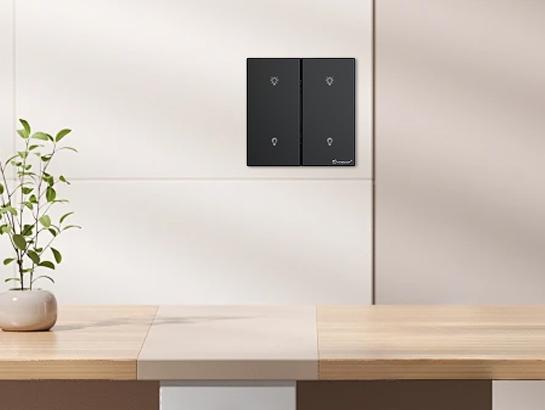 Smart 0-10V Dimmer Switch - 2 Gang / 2086s