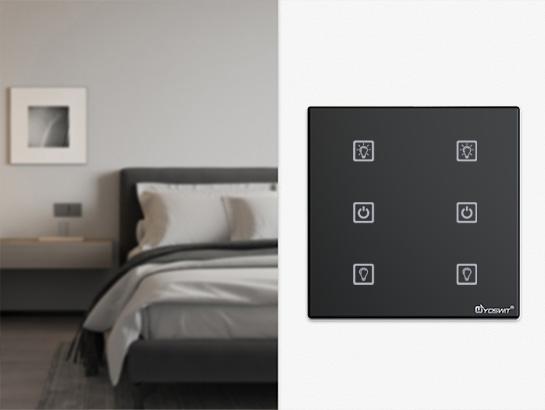 Smart Touch 0-10V Dimmer Switch - 2 Gang / 2086s