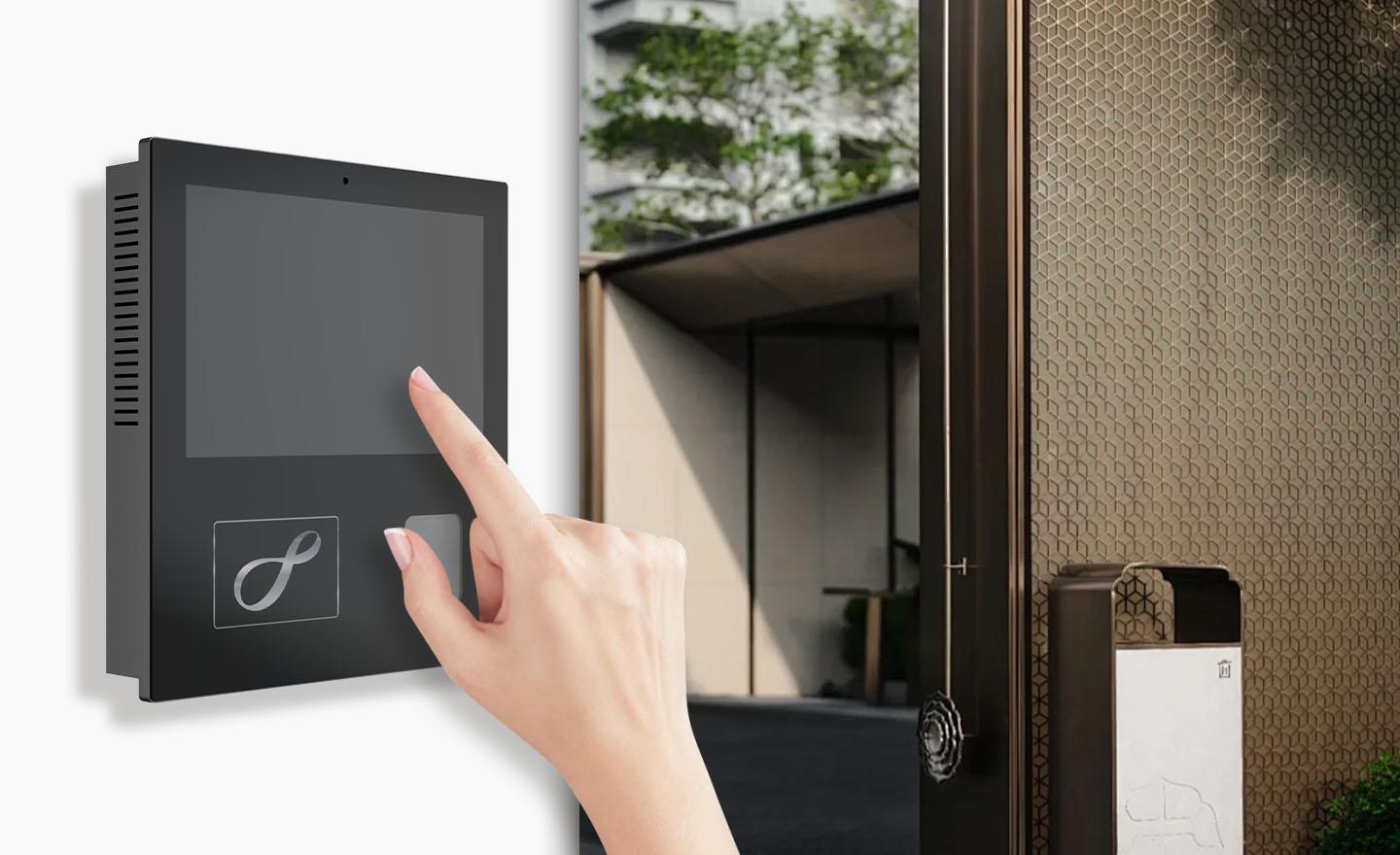 High-Definition Display with Touch Access
