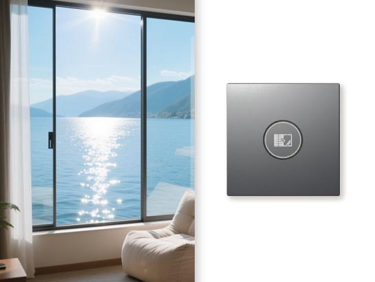 Mirror Switch- 1 Gang / M86-MEC-A