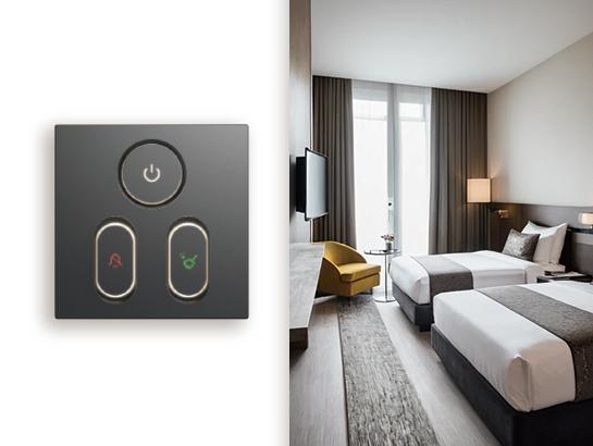 Electronic Doorplate Switch - 3 Gang / M86-MEC-A