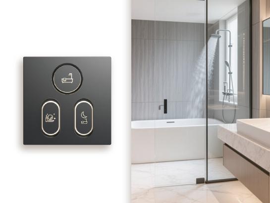 Bathroom Switch - 3 Gang / M86-MEC-A