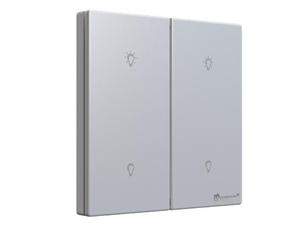 Smart 0-10V Dimmer Switch - 2 Gang / 2086s-MEC-A-SIL