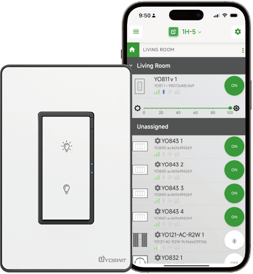 Outlet App Double Pole Switch App