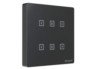 Smart Touch Curtain Switch - 2 Layer / 2086s-BLA