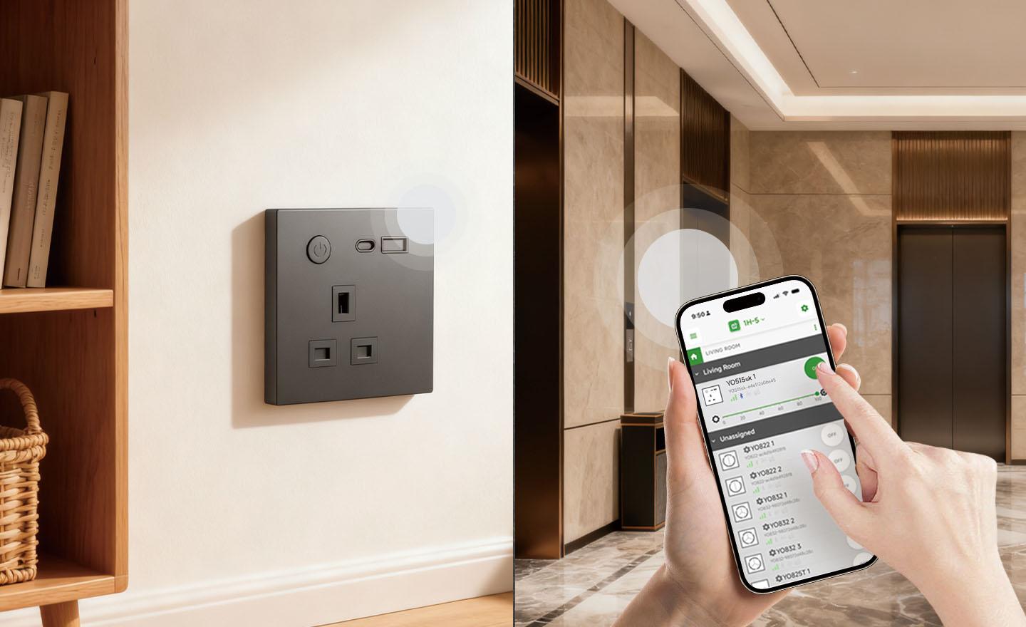 Outdoor Remote Control via Yoswit App Outdoor Remote Control via Yoswit App