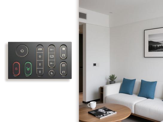 Mira Bedroom Two Left  Switch / M146-MEC-A