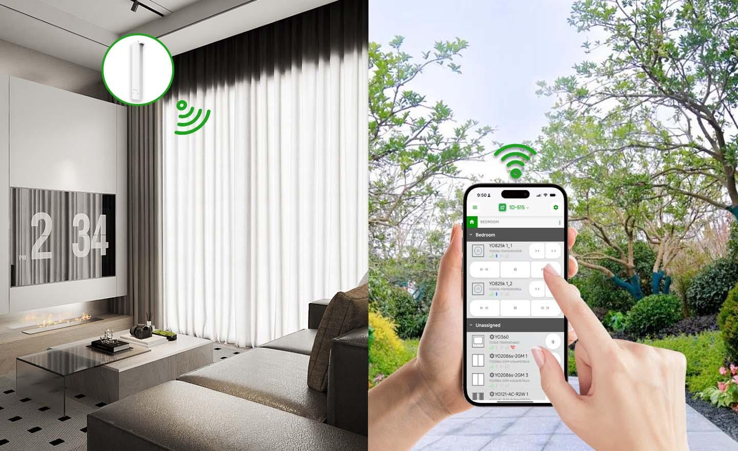 Built-in WiFi Allows Remote Control via Yoswit App
