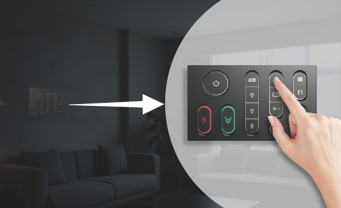 Backlight Display for Intuitive Operation