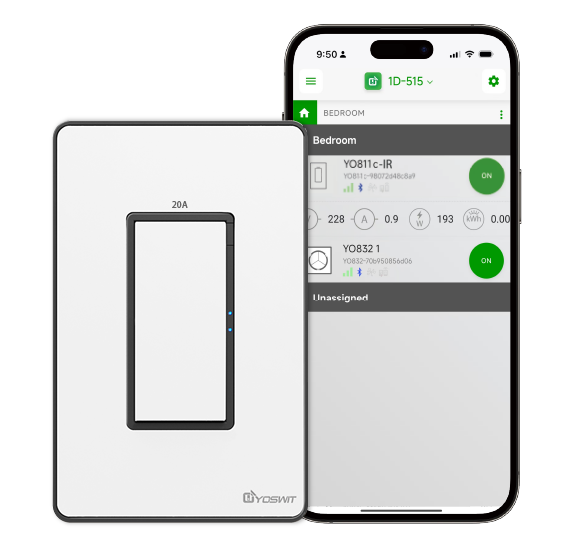 Outlet App Double Pole Switch App