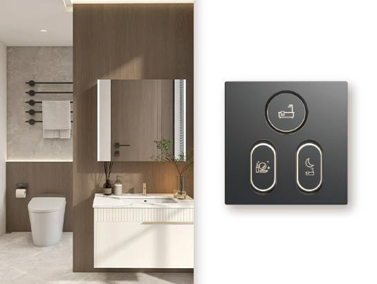 Bathroom Switch - 3 Gang / M86-MEC-A