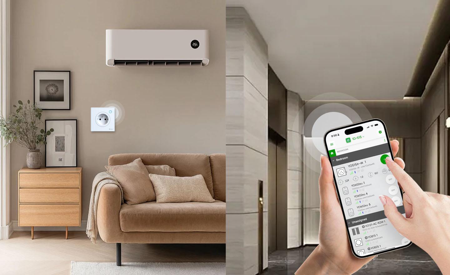 Outdoor Remote Control via Yoswit App