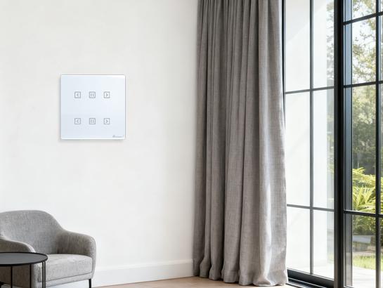 Smart Touch Curtain Switch - 2 Layer / 2086s