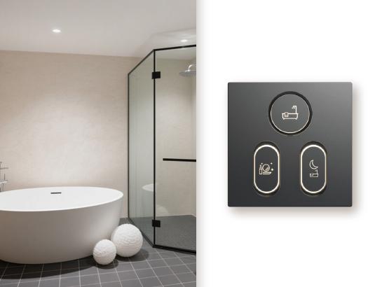 Bathroom Switch - 3 Gang / M86-MEC-A