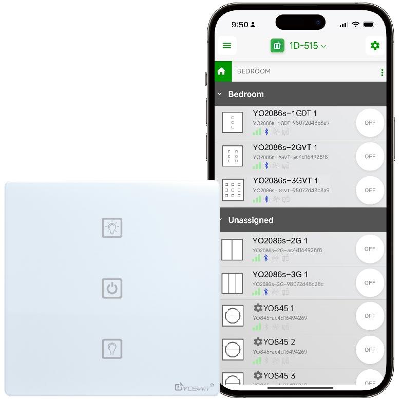 Outlet App Double Pole Switch App