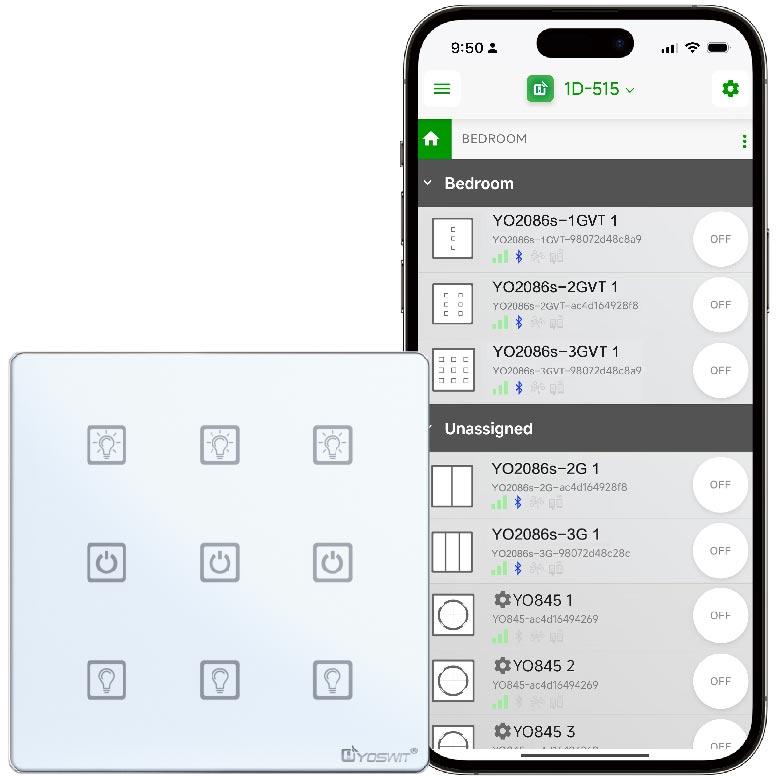 Outlet App Double Pole Switch App