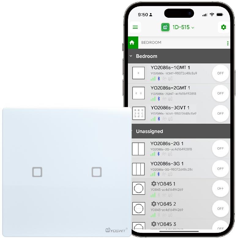 Outlet App Double Pole Switch App